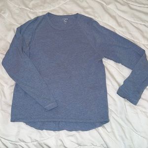 JCrew lightweight blue long sleeve shirt (LARGE)